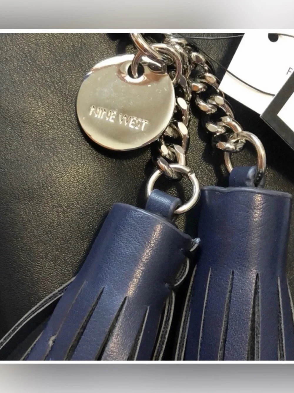 Nine West Large Black Clutch, New With Tags - Picture 2 of 6